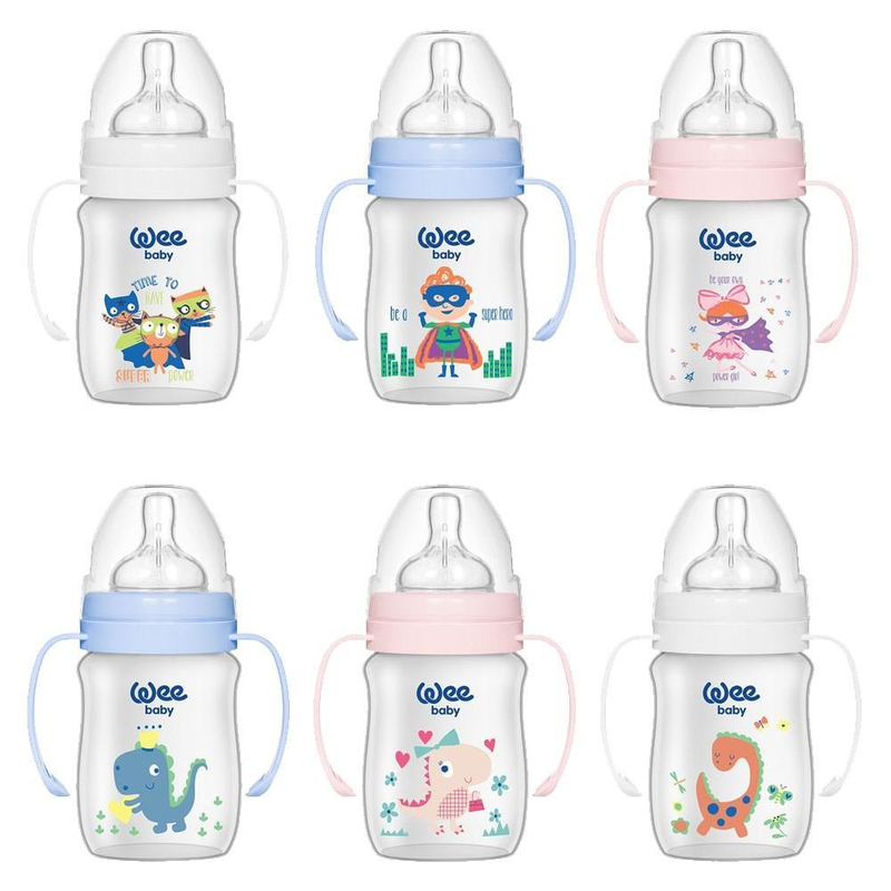 Wee Baby Klasik Geniş Ağızlı KulpluBiberon 250 ml
