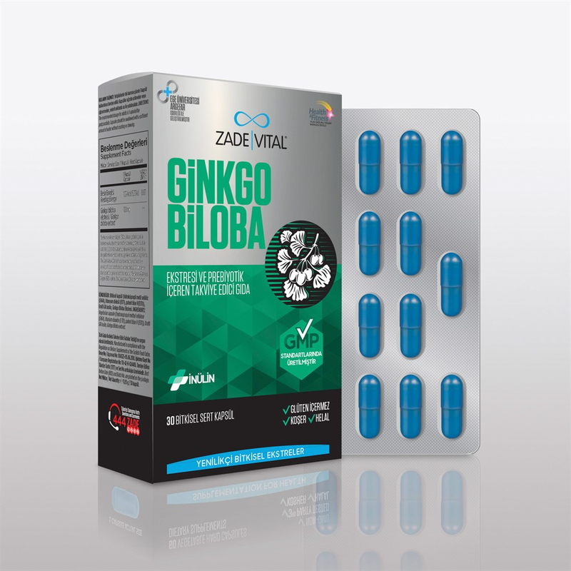 Zade Vital Ginkgo Biloba 30 Kapsül