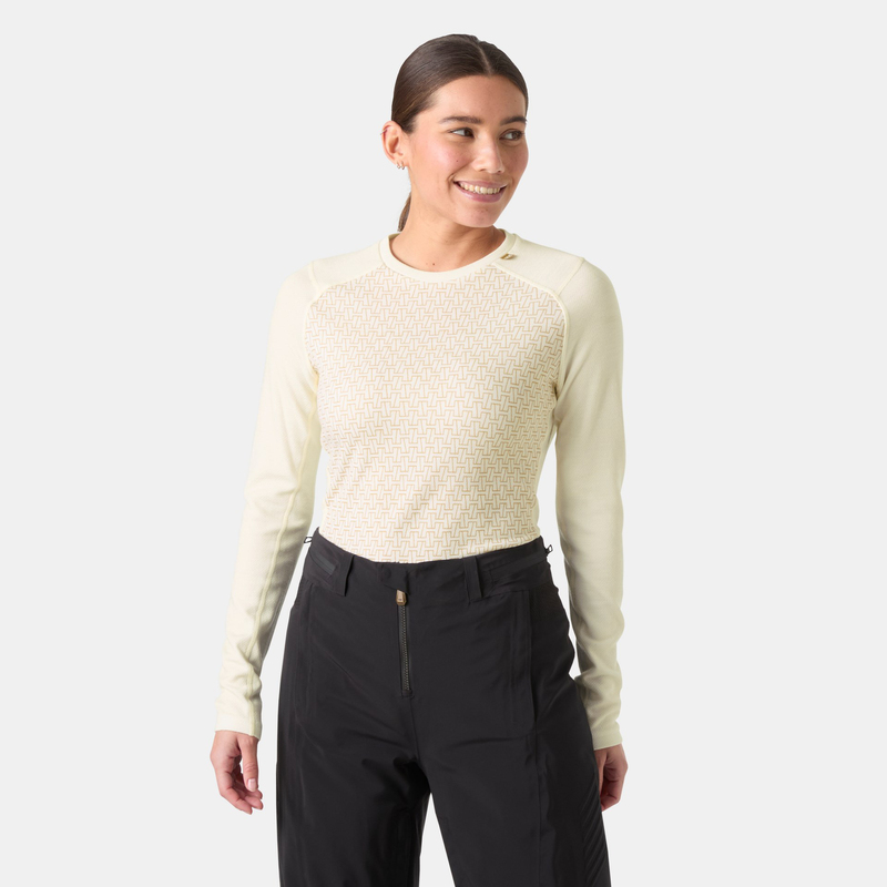 HELLY HANSEN W LIFA MERINO MIDW GRA CREW TERMAL İÇLİK