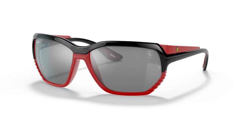 RAY-BAN 4366M F6766G 61 Erkek Ferrari Güneş Gözlüğü