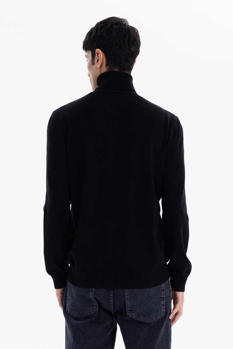 Balıkçı Yaka Slim Fit Basic Erkek Kazak