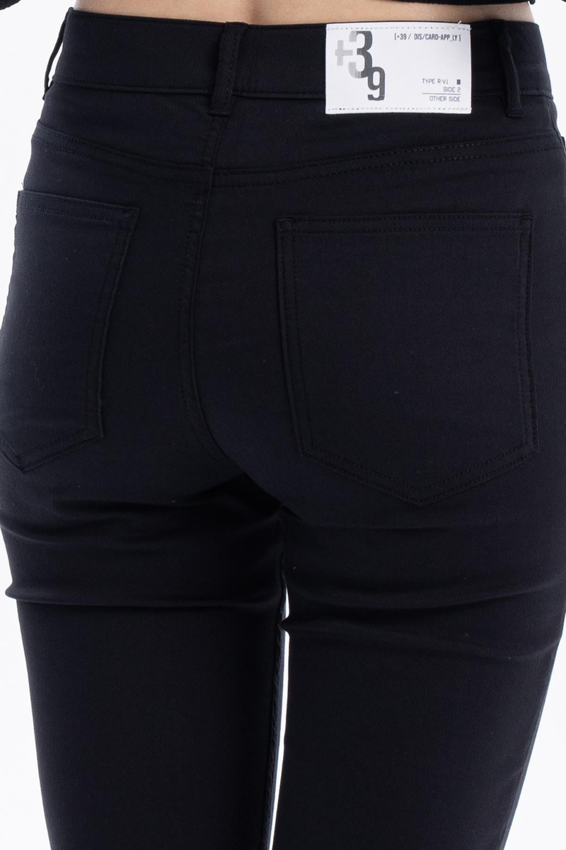 Basic 5 Cep Casual Slim Fit Kadın Dokuma Pantolon
