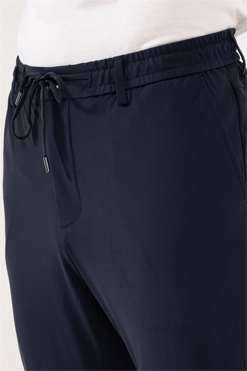 Beli Lastikli Arka Cebi Gizli Fermuarlı Jogger Erkek Pantolon