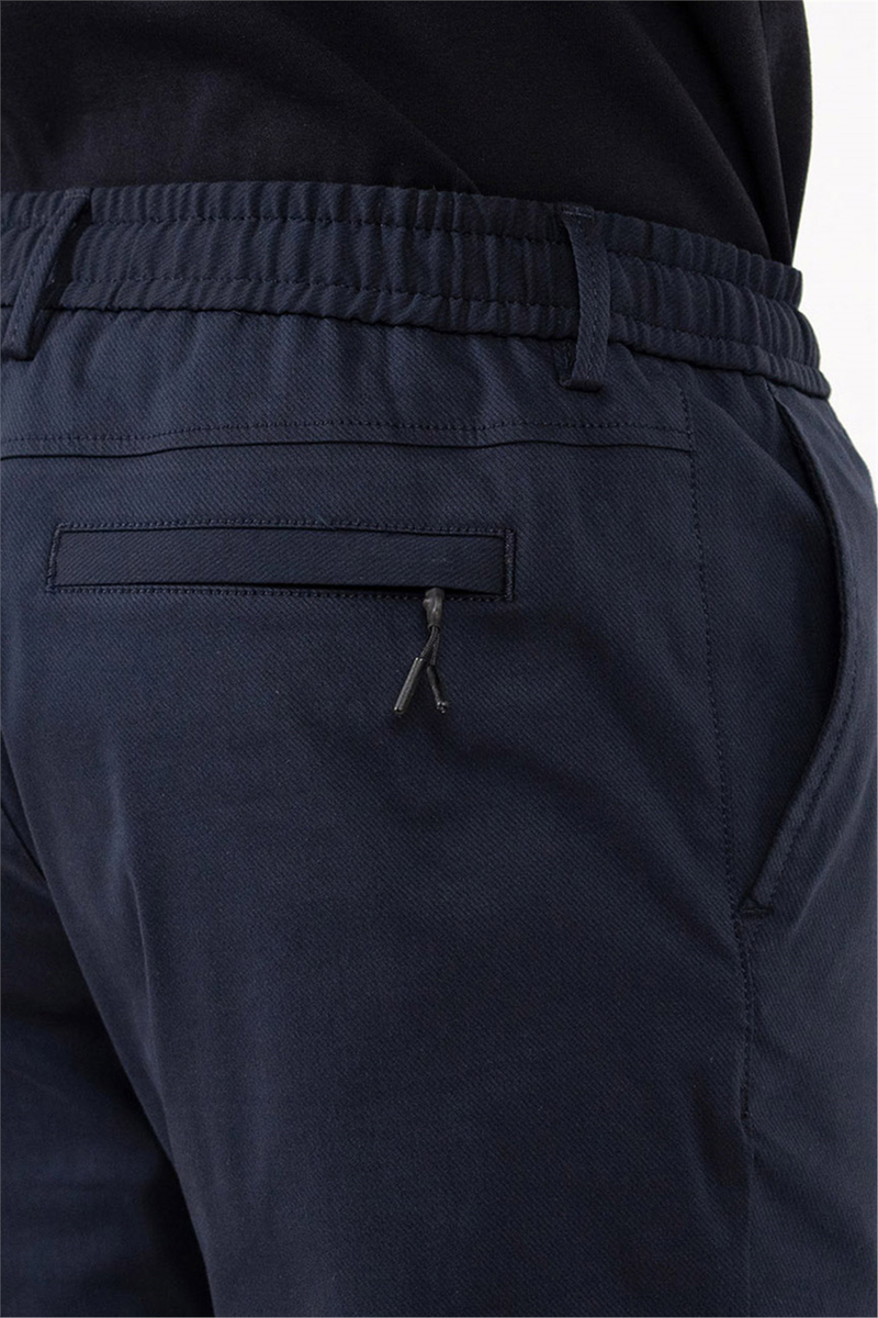 Beli Lastikli Arka Cebi Gizli Fermuarlı Jogger Erkek Pantolon