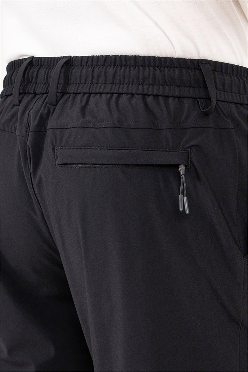 Beli Lastikli Arka Cebi Gizli Fermuarlı Jogger Erkek Pantolon