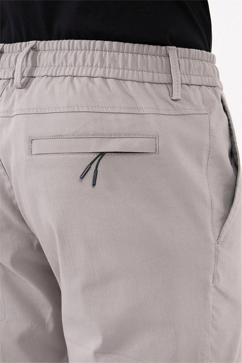 Beli Lastikli Arka Cebi Gizli Fermuarlı Jogger Erkek Pantolon