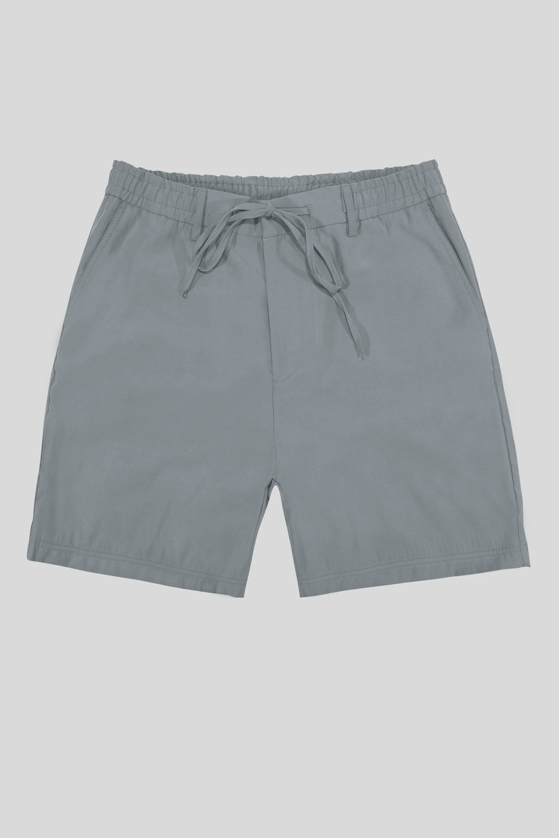Beli Lastikli ve Bağcıklı Slim Fit Erkek Şort