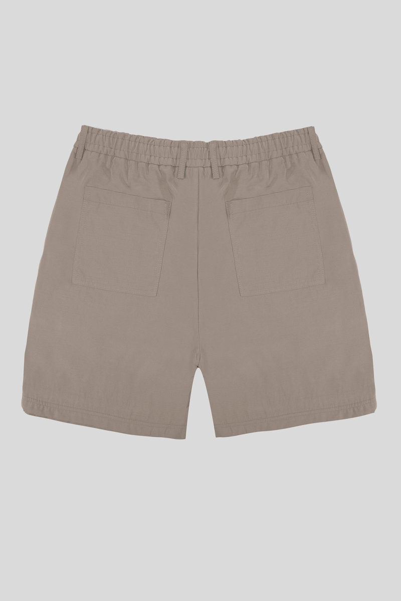 Beli Lastikli ve Bağcıklı Slim Fit Erkek Şort