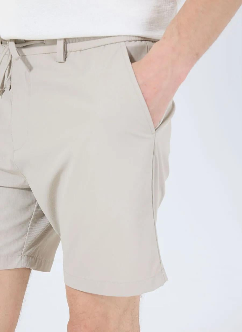 Beli Lastikli ve Bağcıklı WALK&SWIM Erkek Şort