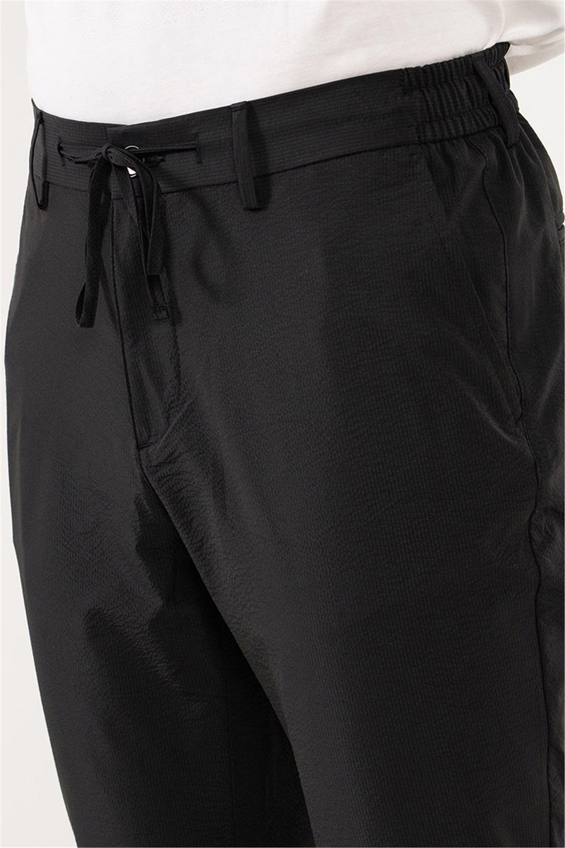Beli Yarım Lastikli Arkası Çift Fleto Jogger Erkek Pantolon