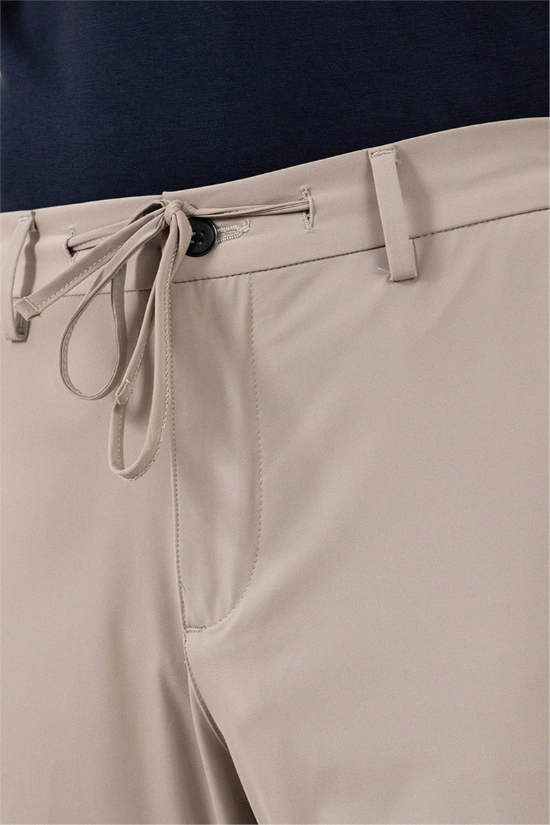 Beli Yarım Lastikli Arkası Çift Fleto Jogger Erkek Pantolon