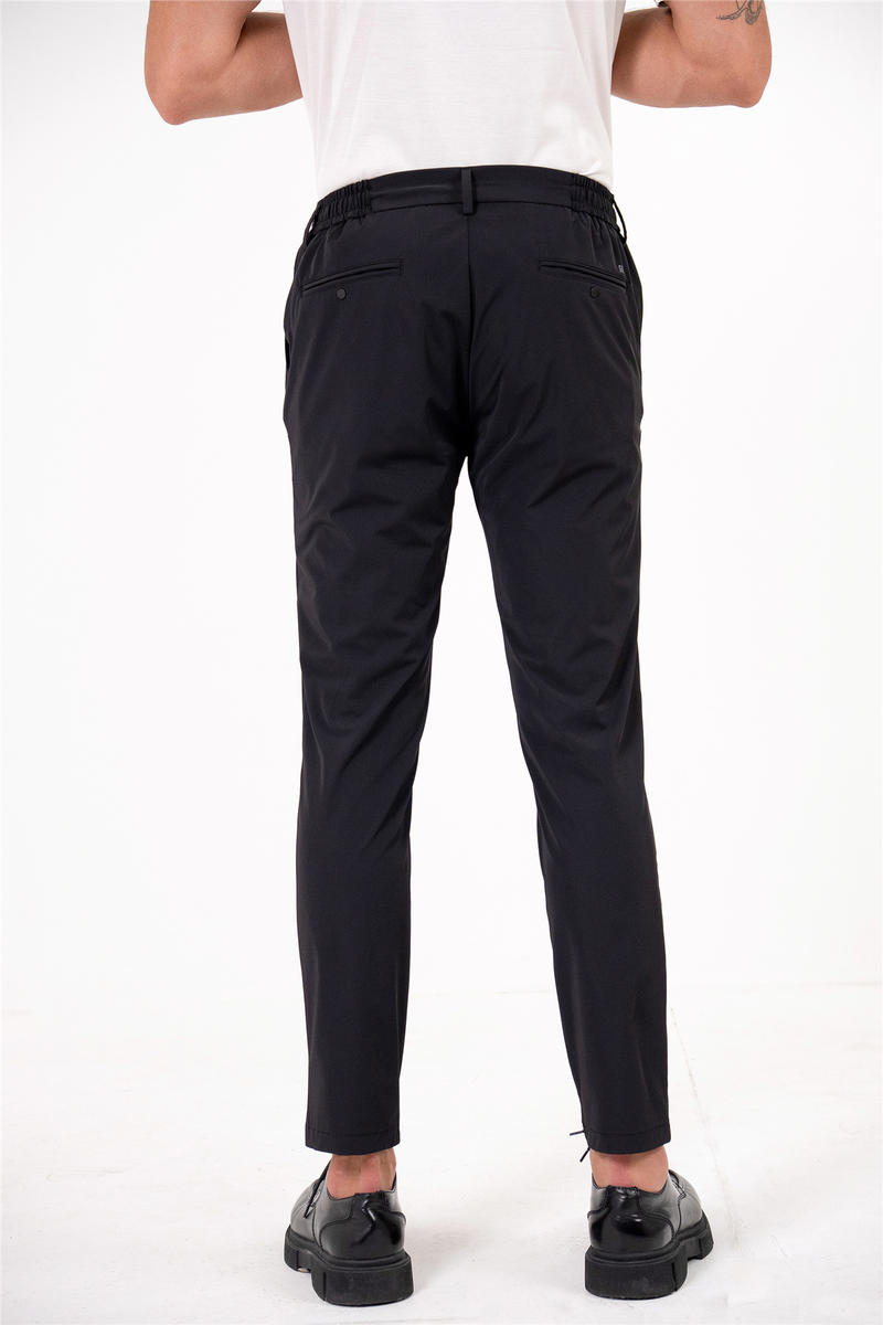 Beli Yarım Lastikli Arkası Çift Fleto Jogger Erkek Pantolon