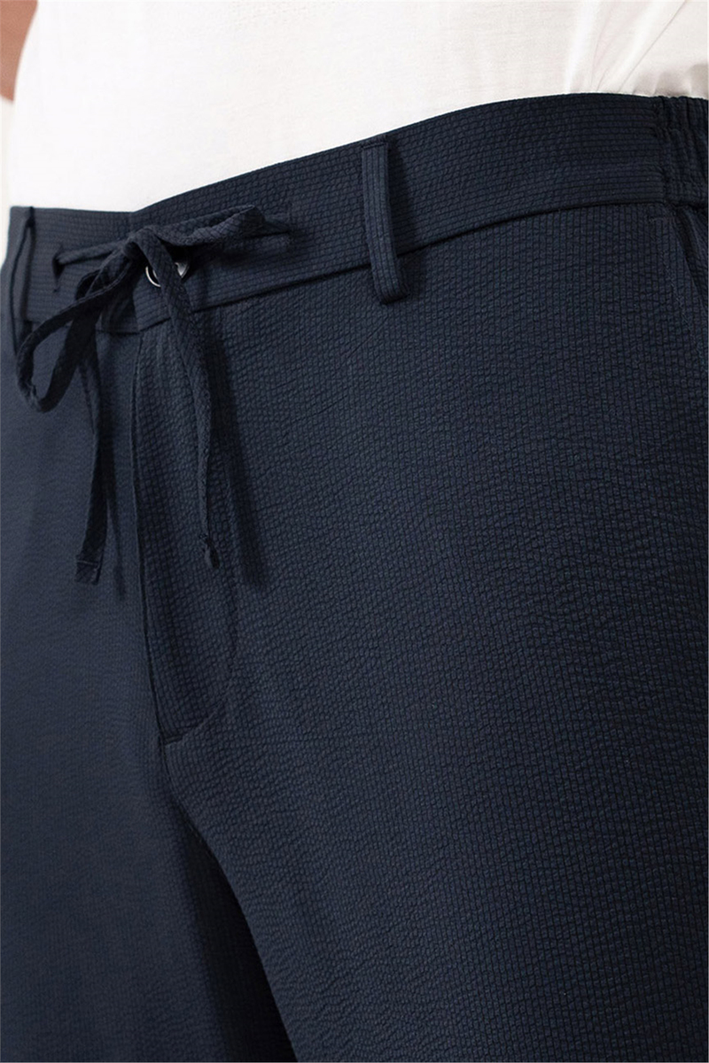 Beli Yarım Lastikli Arkası Çift Fleto Jogger Erkek Pantolon