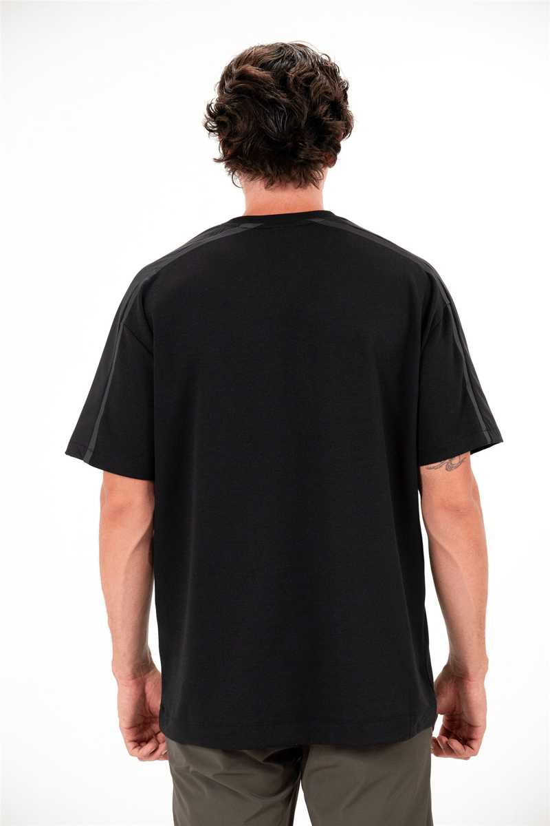 Bisiklet Yaka 00:39 Baskılı Modal Erkek T-shirt