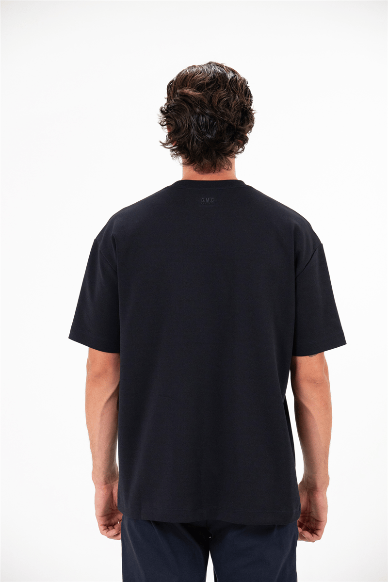Bisiklet Yaka Error Baskılı Erkek T-shirt