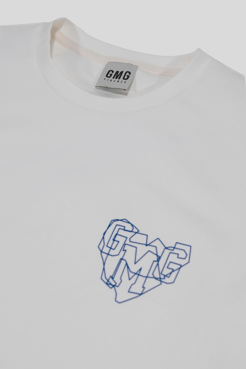 Bisiklet Yaka Göğüs ve Sırt Baskılı Erkek T-shirt