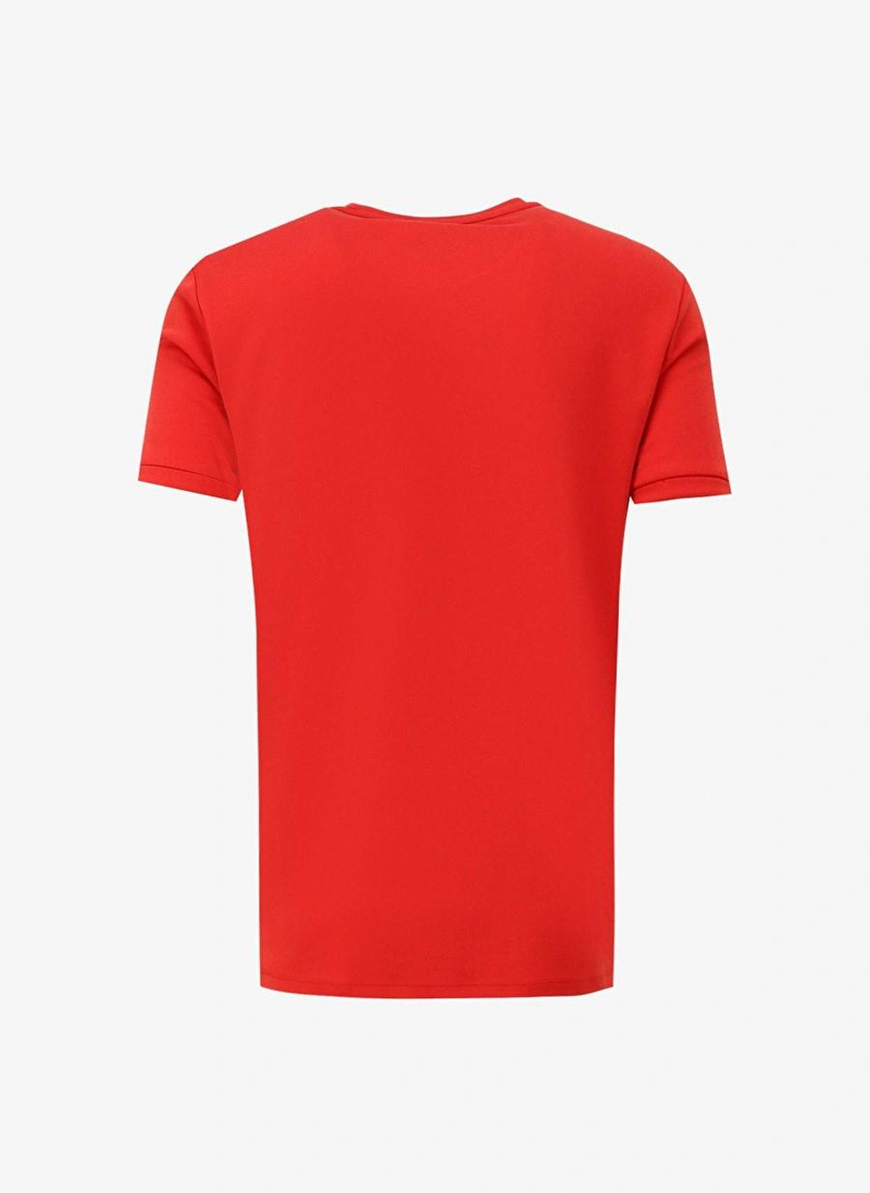 Bisiklet Yaka Kol Ucu Duble Slim Fit Erkek T-shirt