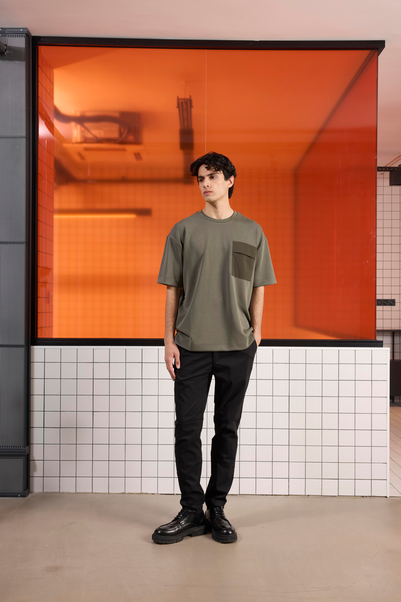 Bisiklet Yaka Modal Erkek T-shirt