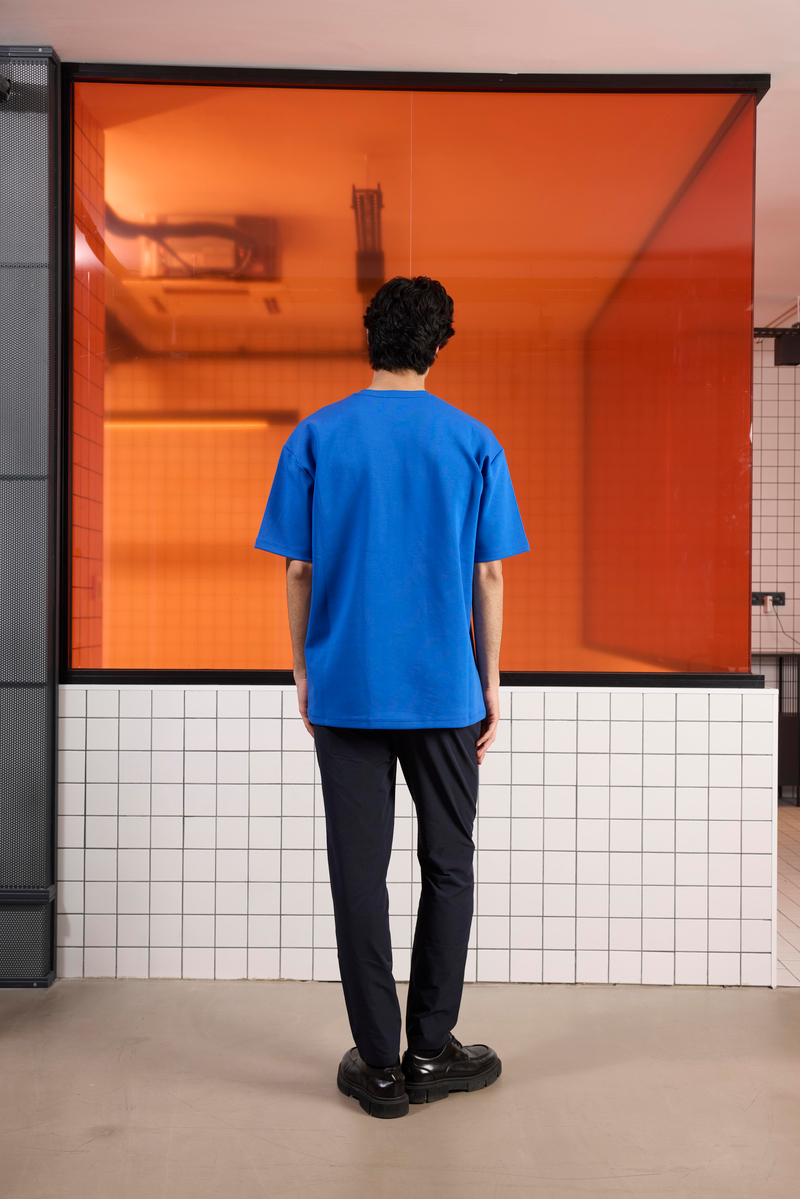 Bisiklet Yaka Oversize Erkek T-shirt