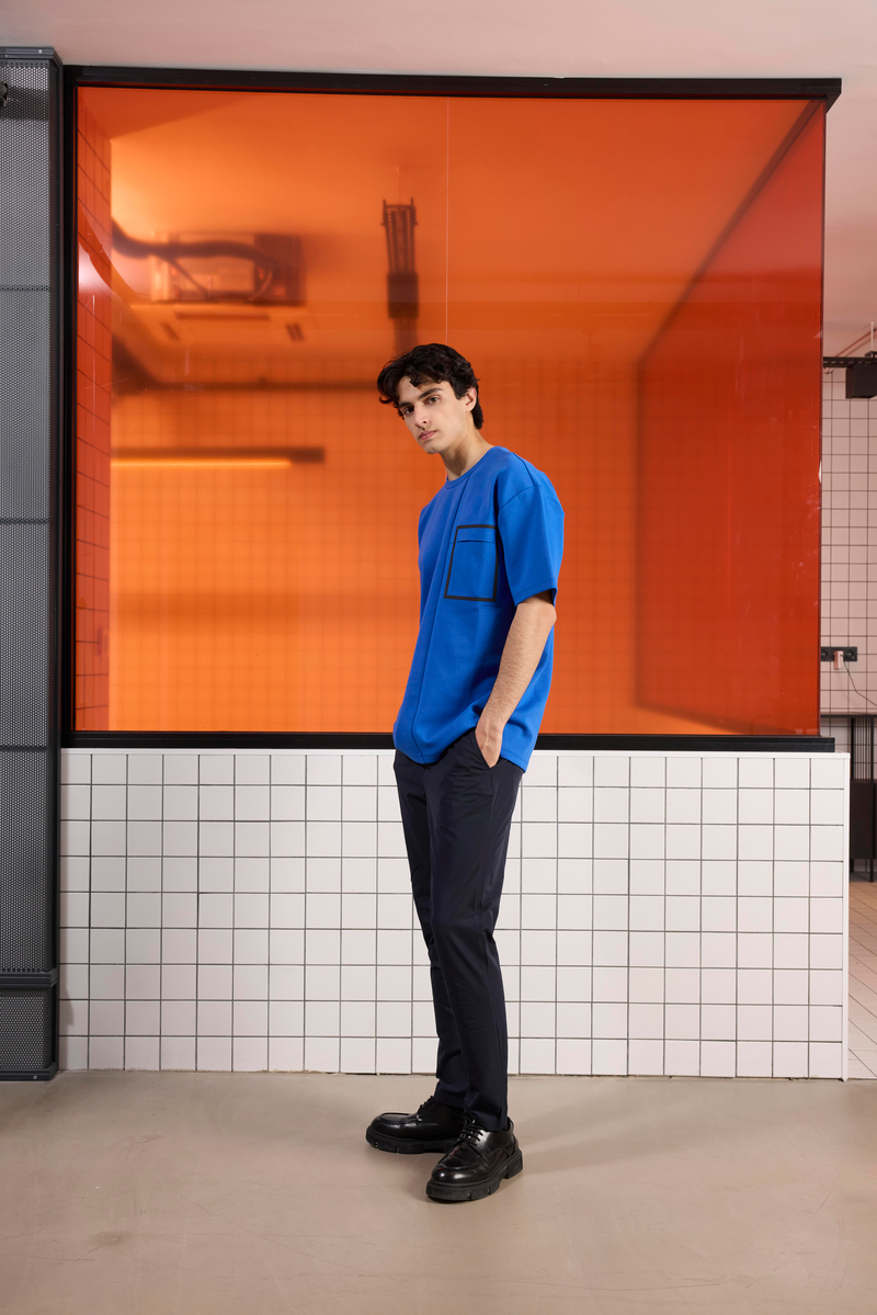 Bisiklet Yaka Oversize Erkek T-shirt