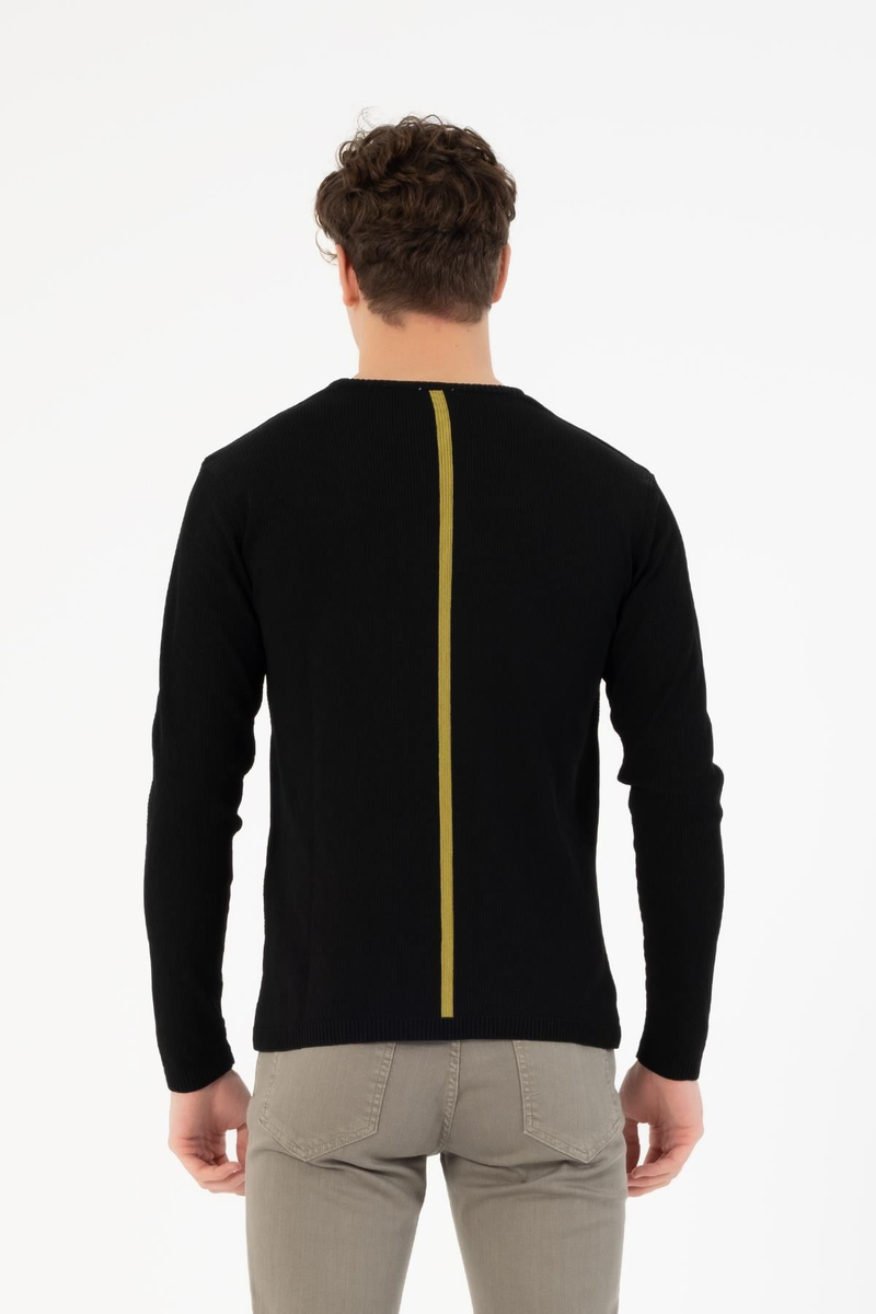 Bisiklet Yaka Slim Fit Erkek Kazak