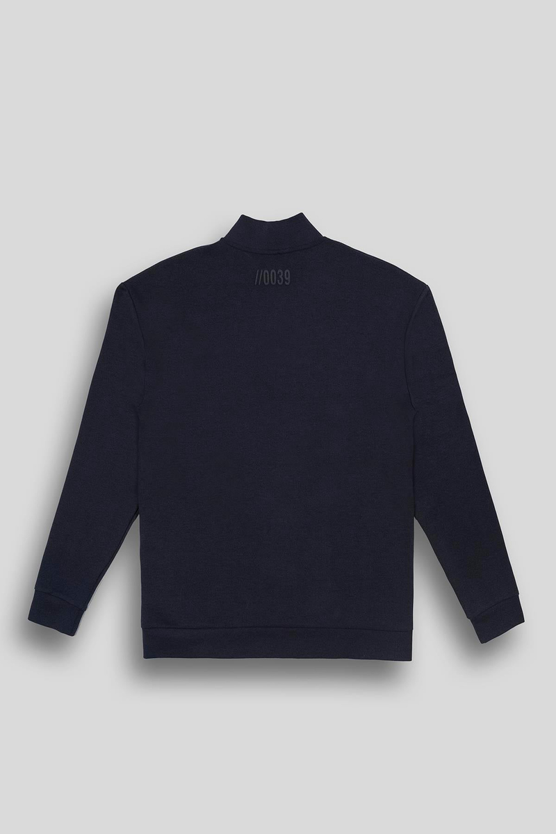 Çıtçıt Kapamalı Dik Yaka Sweatshirt