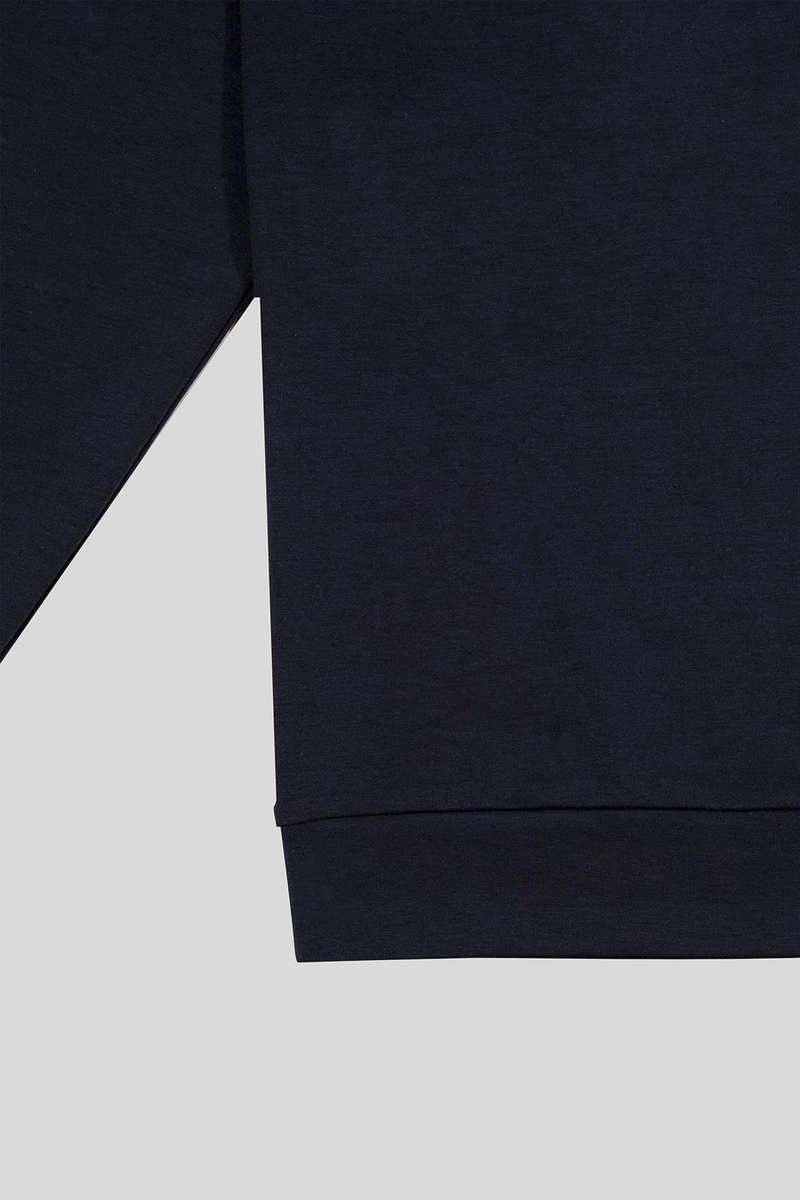 Çıtçıt Kapamalı Dik Yaka Sweatshirt
