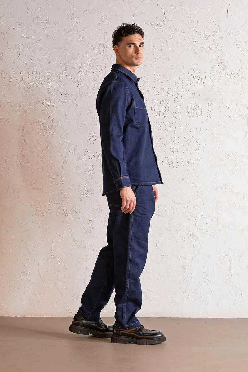 Denim Regular Fit Erkek Dış Gömlek
