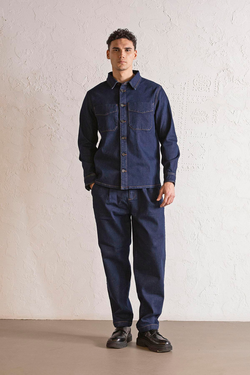 Denim Regular Fit Erkek Dış Gömlek