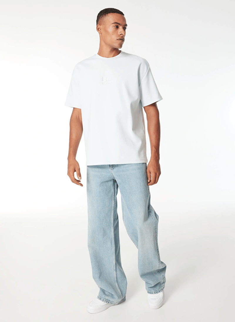I AM ANOTHER Baskılı Basic Erkek T-shirt