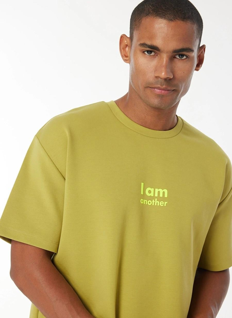 I AM ANOTHER Baskılı Basic Erkek T-shirt