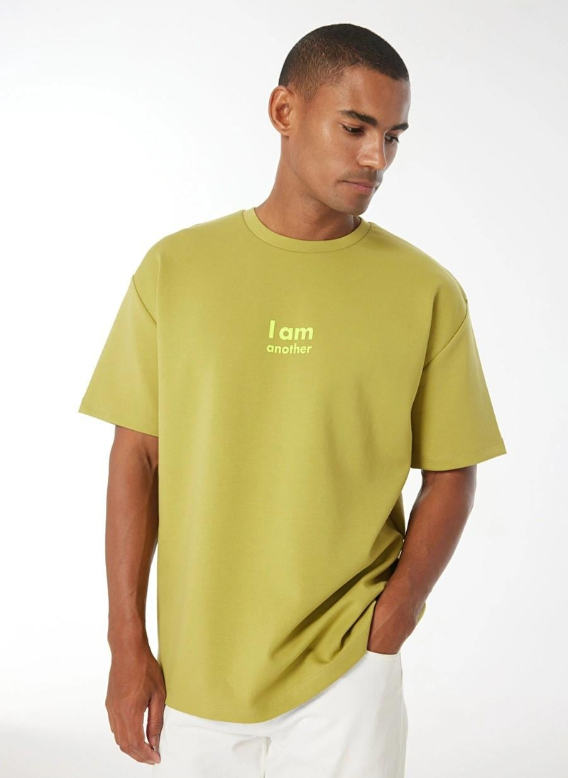 I AM ANOTHER Baskılı Basic Erkek T-shirt