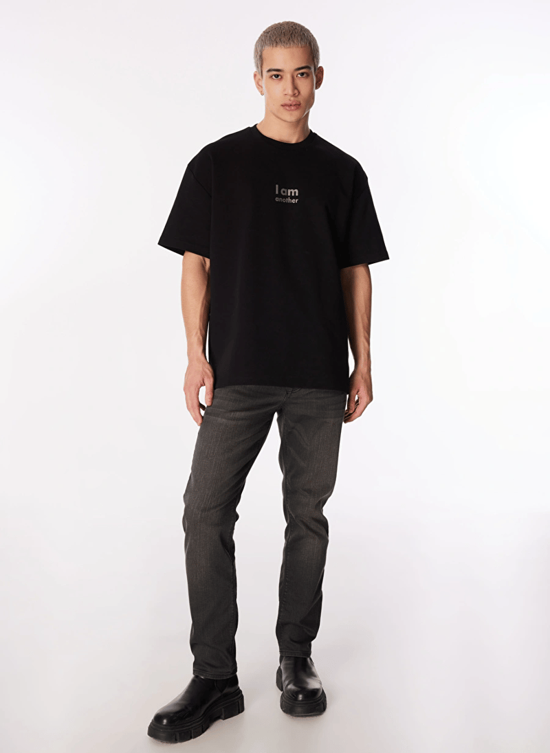 I AM ANOTHER Baskılı Basic Erkek T-shirt