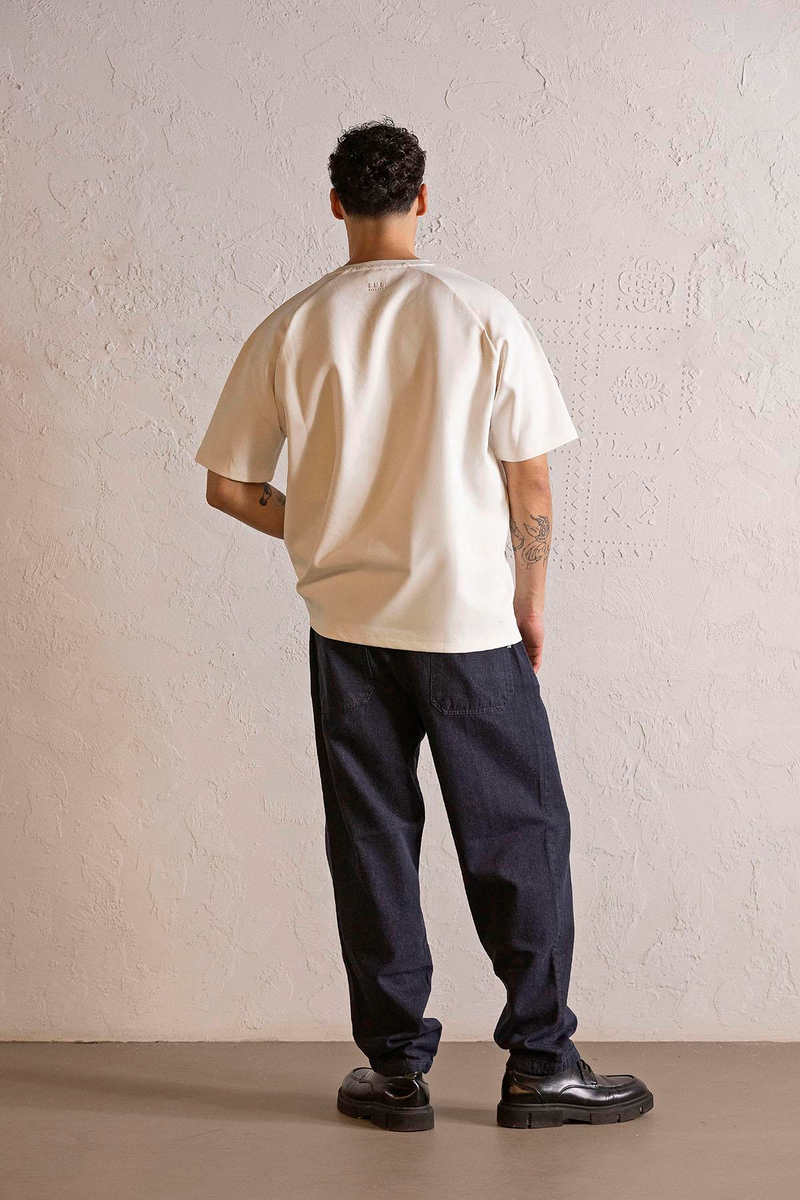 I AM ANOTHER Baskılı Oversize Erkek T-shirt