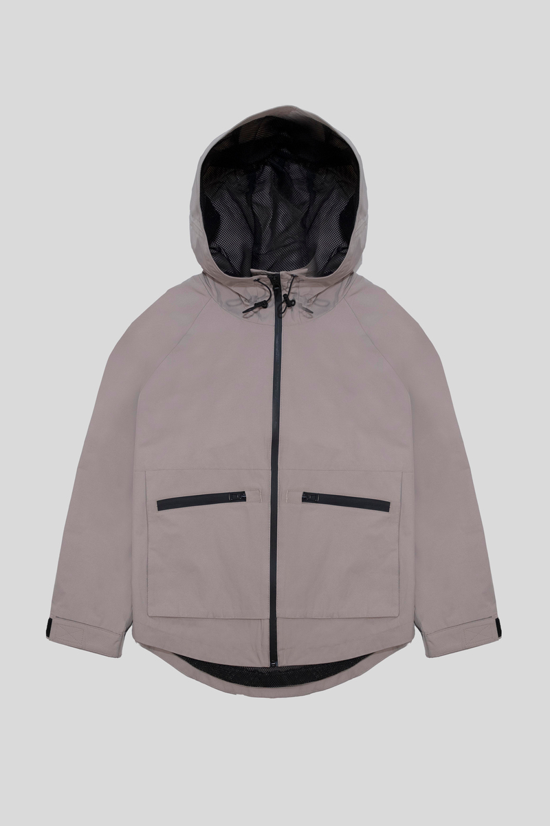 Kapüşon Yaka Oversize Fermuarlı Kadın Mont