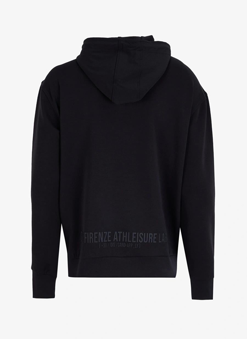 Kapüşonlu Fermuar vet Çıtçıt Kapamalı Garnili Erkek Sweatshirt