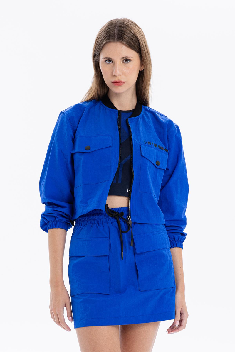 Slim Fit Beli Lastikli Basic Kadın Mini Etek