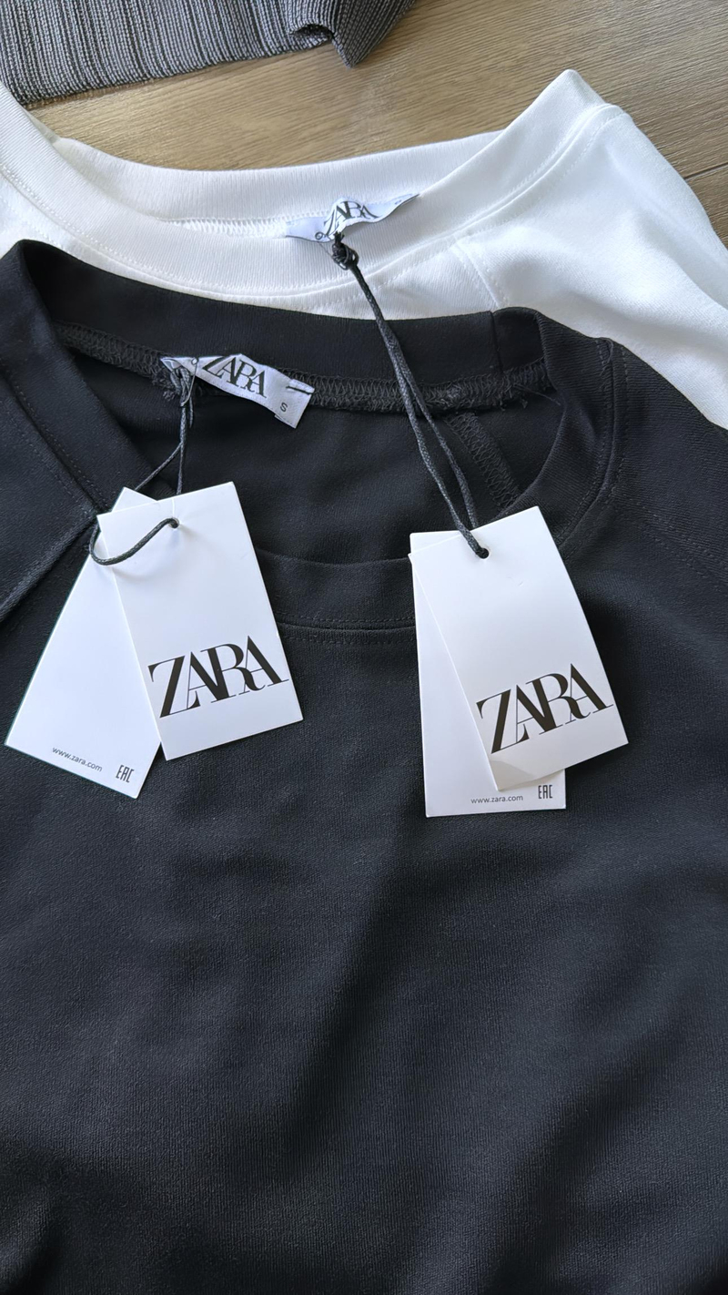 Beyaz ZR Bol Paça Basic Takım