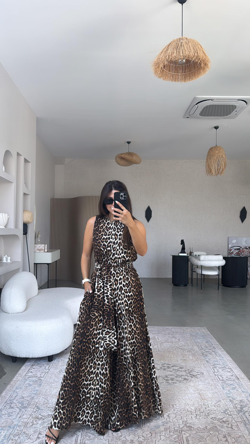 Bol Paça New Leopar Viskon Tulum