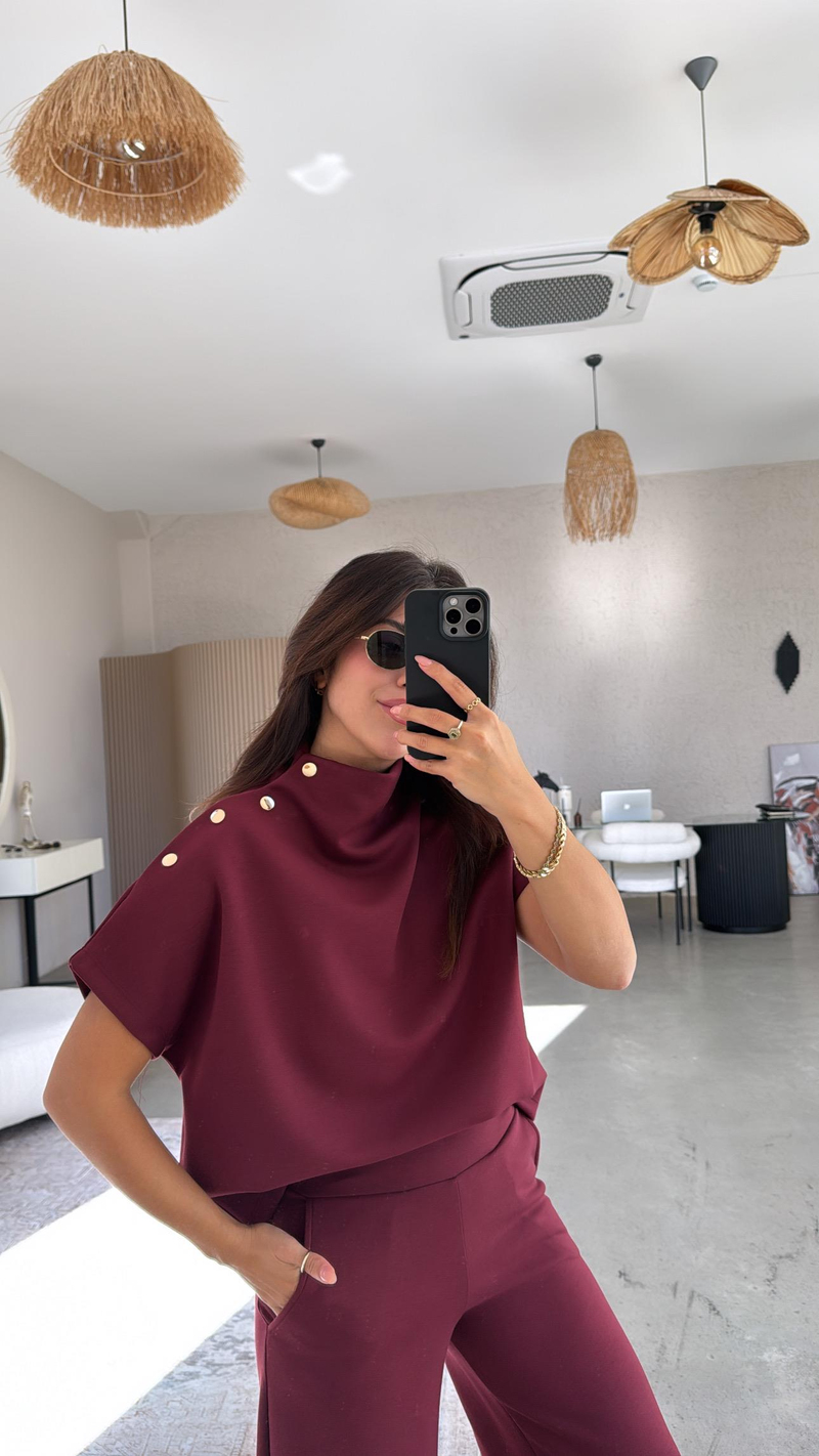 Bordo Gold Çıtçıt Ntwrk Orijinal Takım