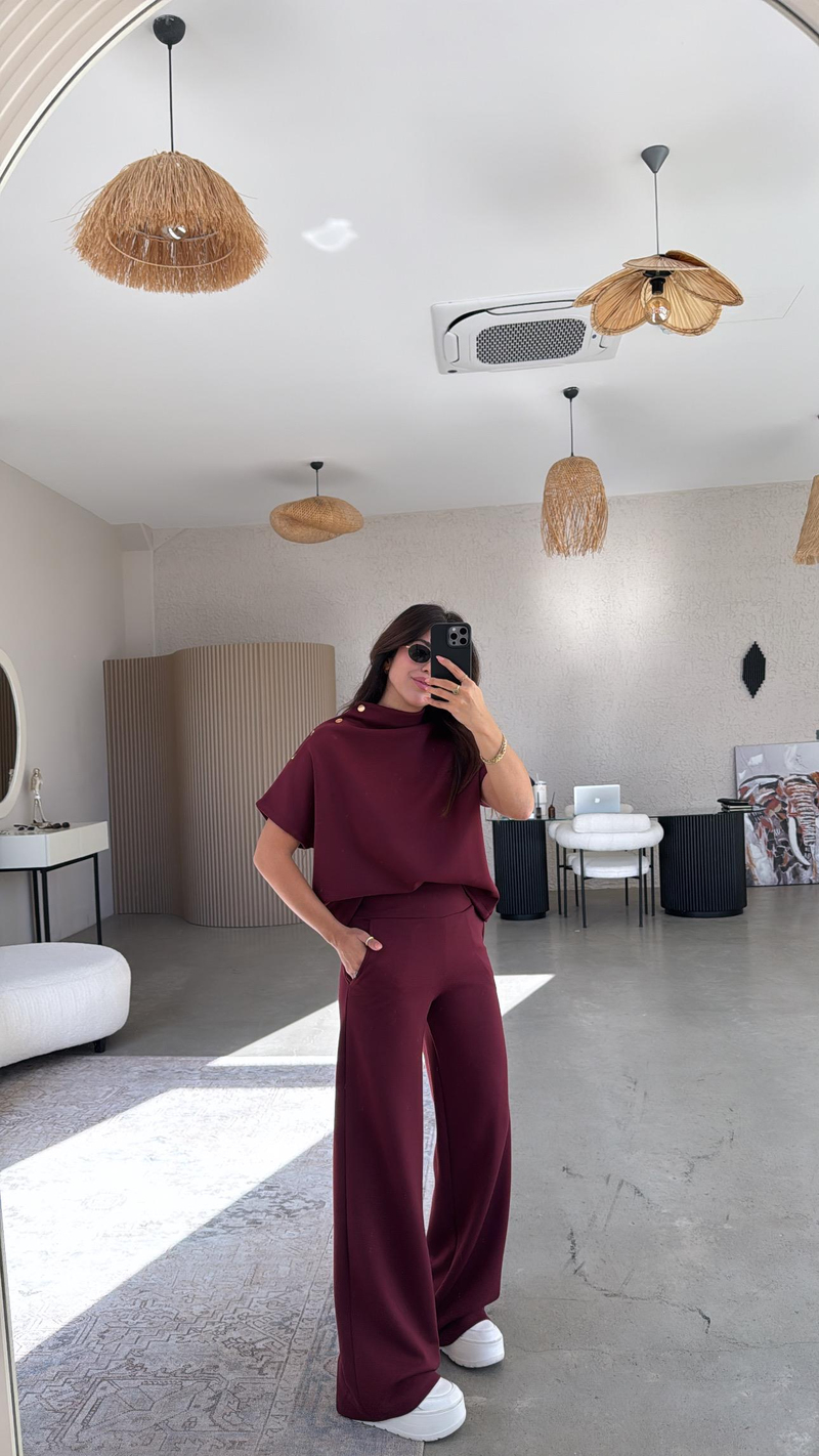 Bordo Gold Çıtçıt Ntwrk Orijinal Takım