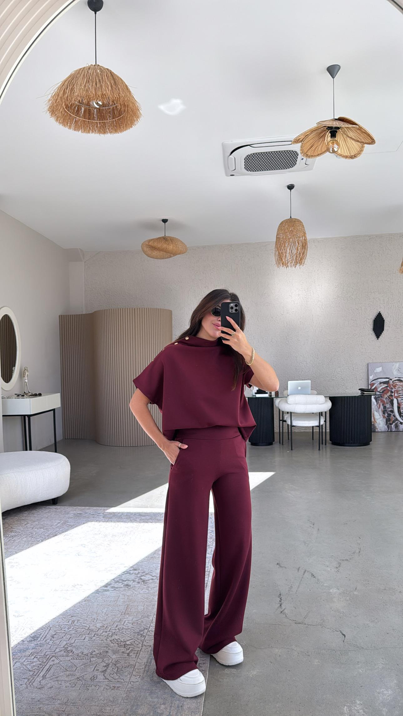 Bordo Gold Çıtçıt Ntwrk Orijinal Takım