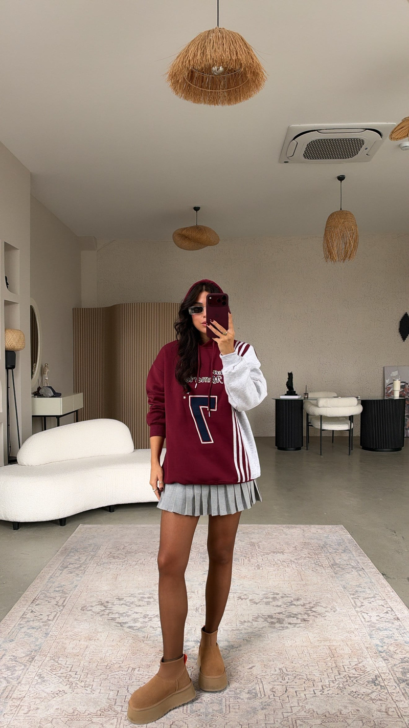 Bordo Seven College Sweatshirt