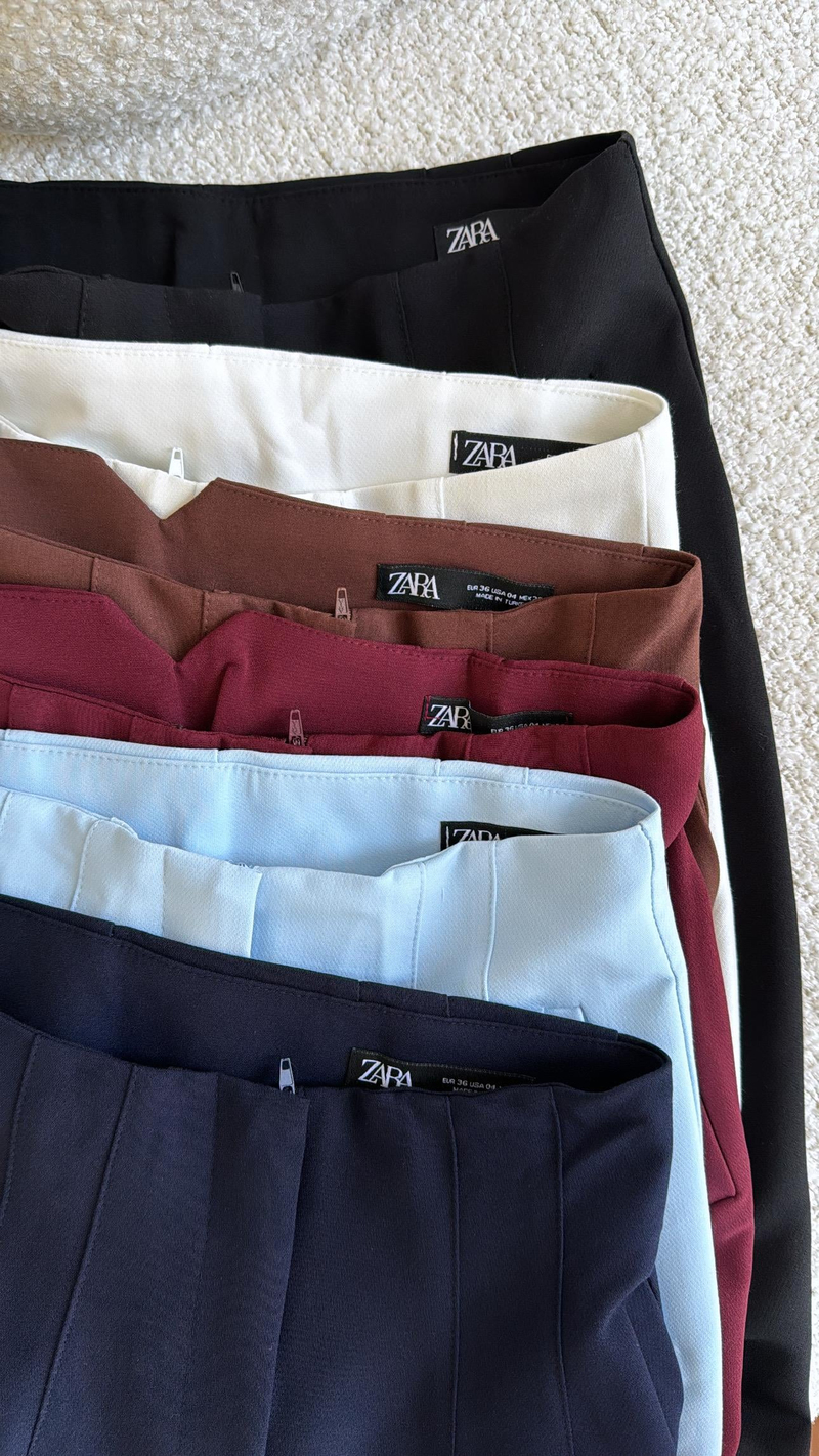 Bordo ZR Flotlu Kumaş Pantolon
