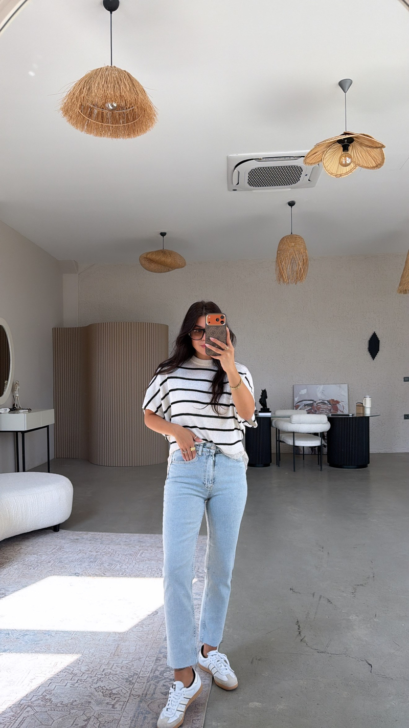 Buz Mavi Boyfit Jean