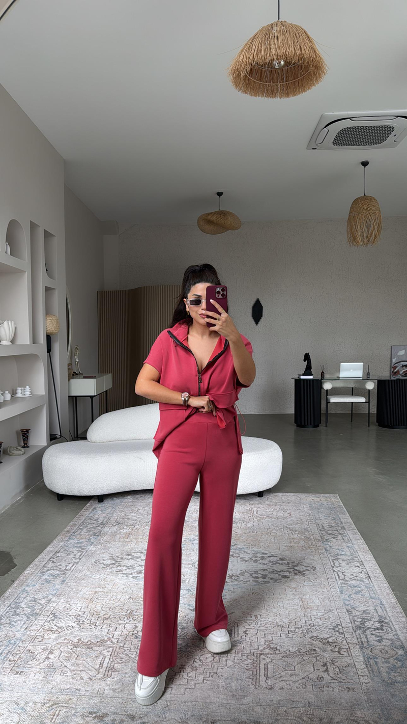 Coral Premium Yelekli Modal Takım