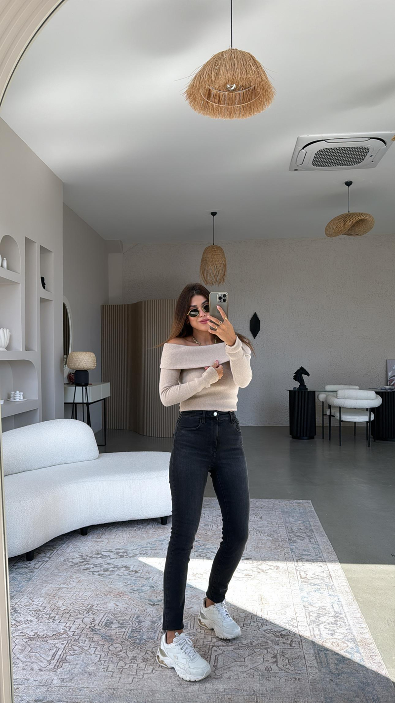 Full Lycra Füme Toparlayıcı Jean