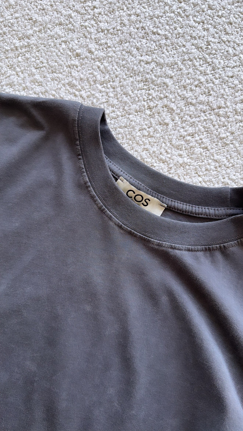 Gri Yıkamalı Cs Orijinal Tshirt