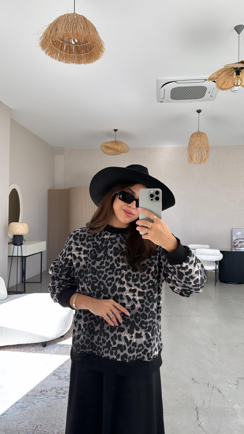 Grili Leopar Sweatshirt