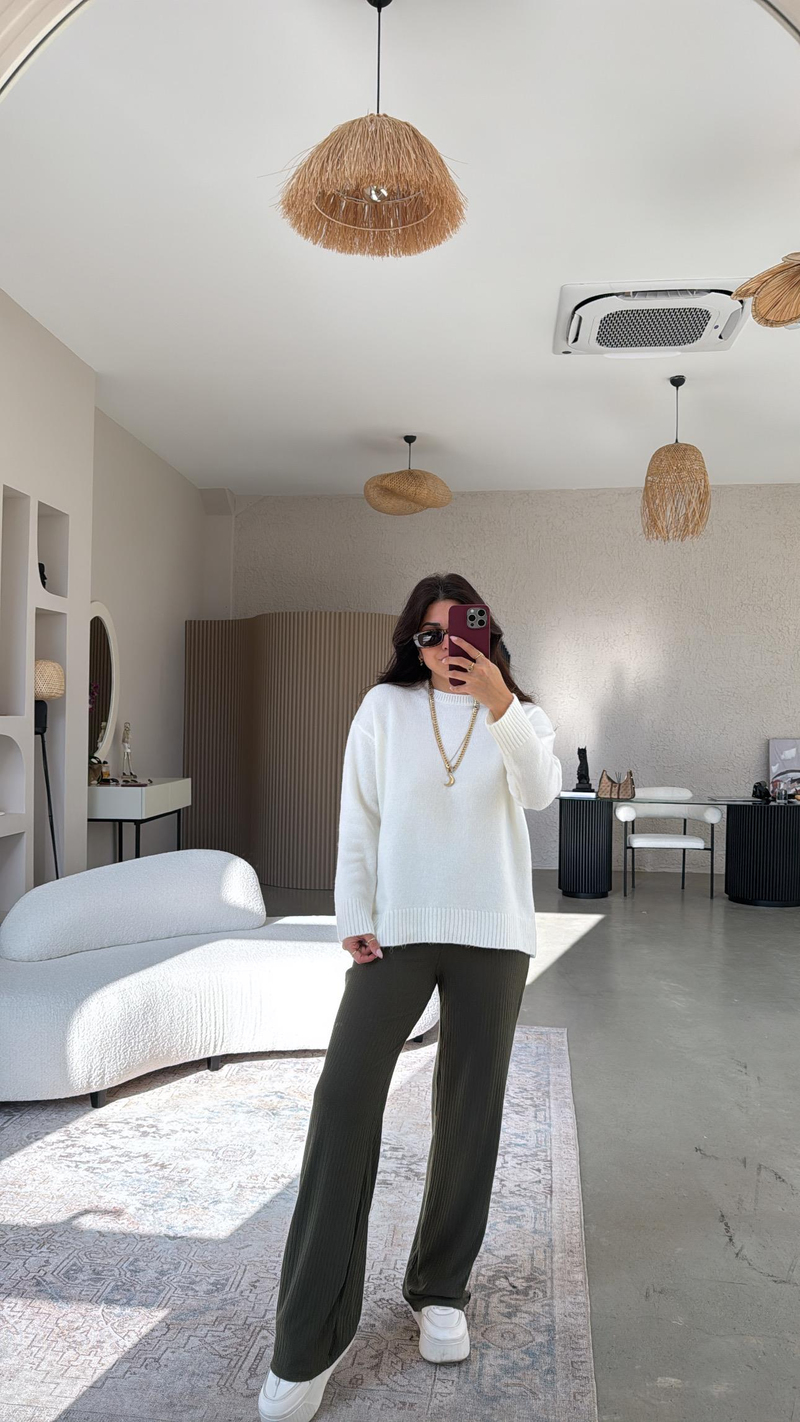 Haki Kaşkorse Pantolon
